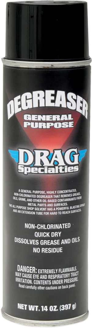 Degreaser - 14 oz. net wt. - Aerosol DragSpecialties DAD241214 - Detail View