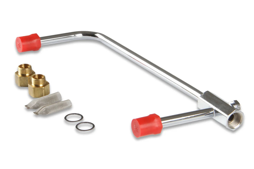 Demon Fuel Systems Demon Chrome Steel Hard Line 140057 - Side View