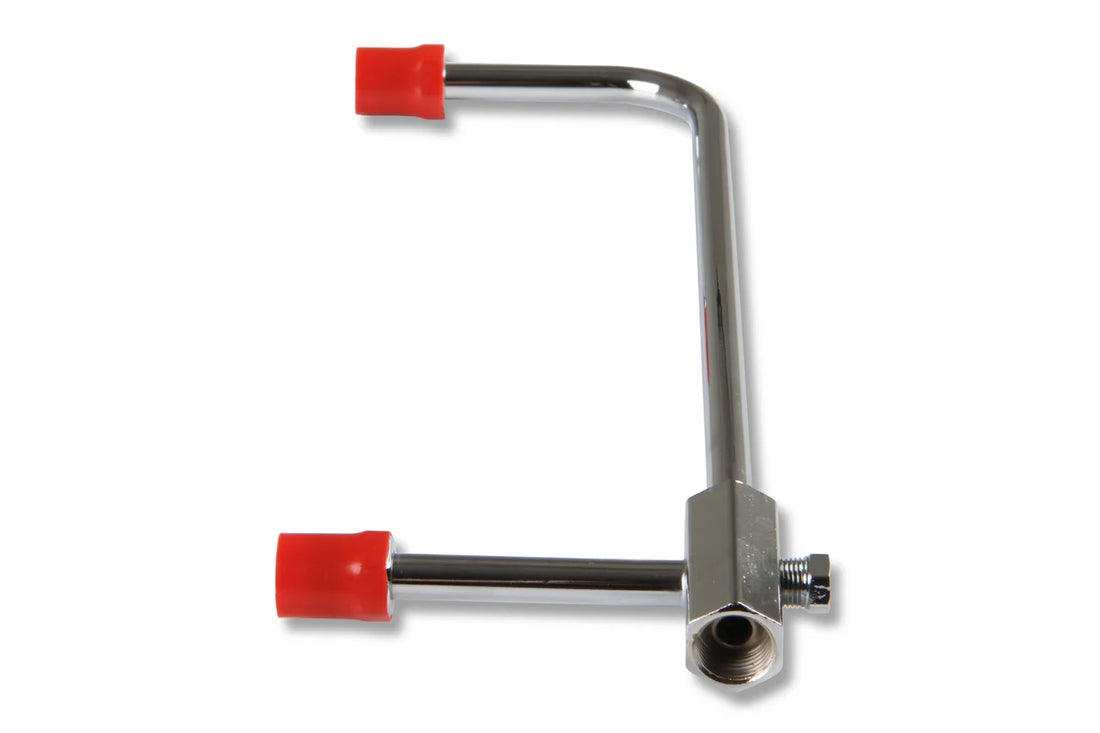 Demon Fuel Systems Demon Chrome Steel Hard Line 140057 - Back View
