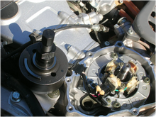 Load image into Gallery viewer, Dennis Stubblefield Sales Flywheel Puller - M27 x 1.0 - Left Hand Thread - Male - Side View