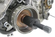 Load image into Gallery viewer, Dennis Stubblefield Sales Flywheel Puller - M28 x 1.0 - Right Hand Thread - Female MP-73 - Side View