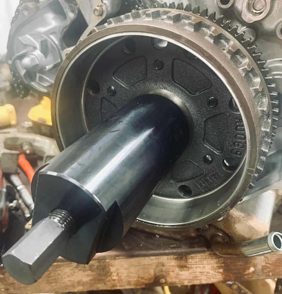 Dennis Stubblefield Sales Flywheel Puller - M50 x 1.5 - Right Hand Thread - Female - Side View