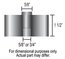 Load image into Gallery viewer, Derale 1-1/2&quot; Aluminum Belt Fan Spacer 31515 - Side View