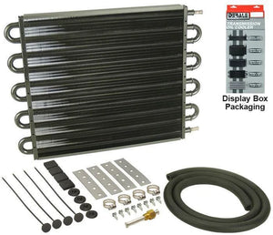 Derale 10 Pass 17" Series 7000 Copper/Aluminum Transmission Cooler Kit, Truck/RV 13105 fits 1961-2019 Geo / Honda / Sunbeam