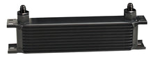 Load image into Gallery viewer, Derale 10 Row Series 10000 Stack Plate Transmission Cooler Kit, -6AN - Side View