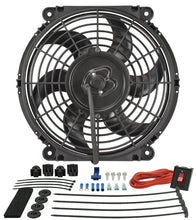 Load image into Gallery viewer, Derale 10" Tornado Electric Puller Fan, Premium Mounting Kit - Main Product View