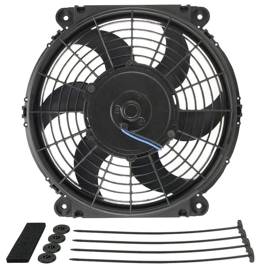 Derale 10in Tornado Electric Fan w/Standard Mount Kit 16620
