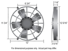 Load image into Gallery viewer, Derale 11" High Output Electric Puller Fan with Standard Mount Kit - Detail View
