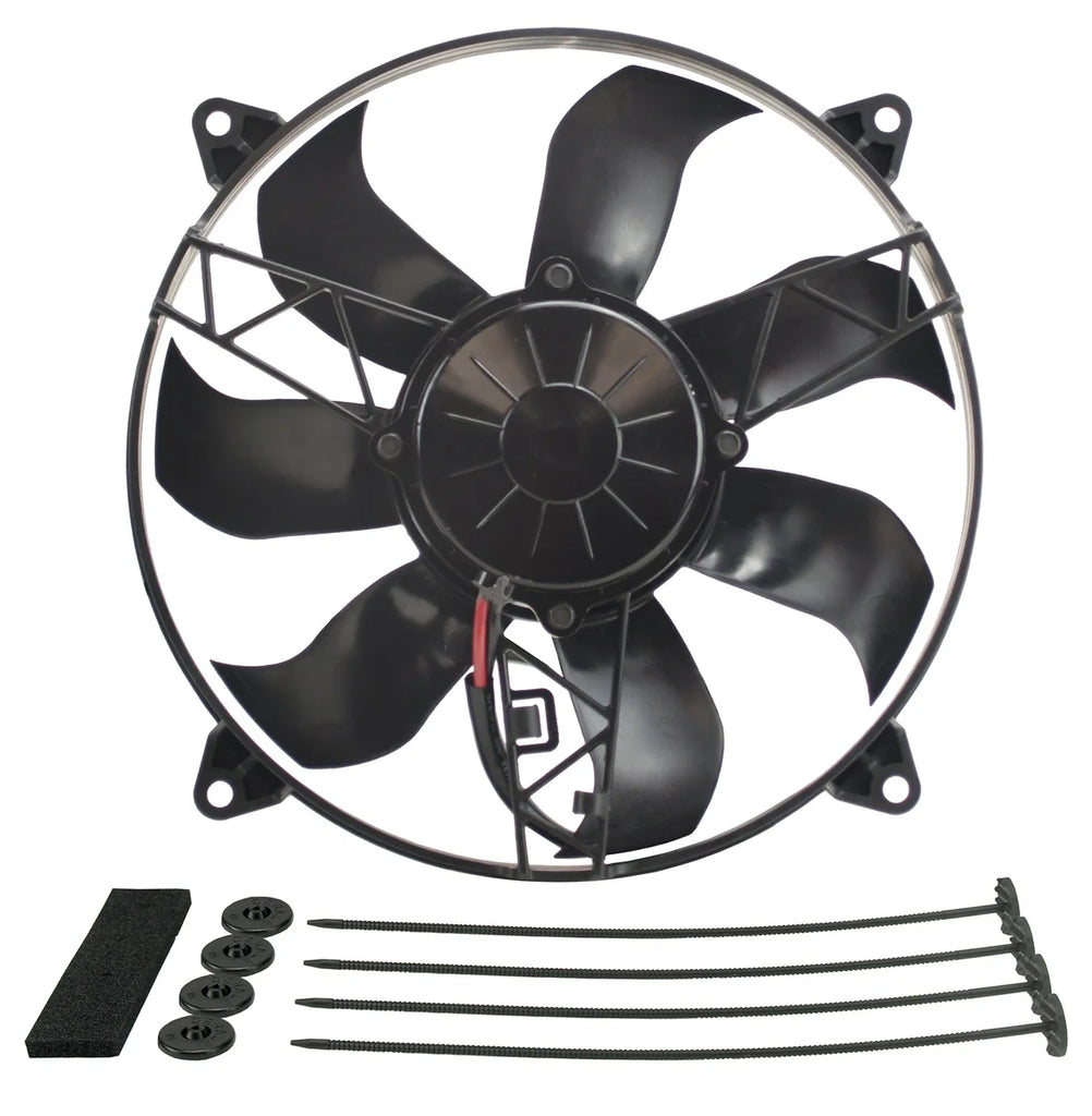 Derale 12" High Output IP-68 Electric Puller Fan - Main Product View