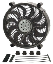 Load image into Gallery viewer, Derale 12" High Output Single RAD Pusher/Puller Fan with Standard Mount Kit 18212 fits 1970-2016 Acura / Audi / BMW