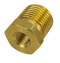 Load image into Gallery viewer, Derale 1/2" NPT Male x 1/8" NPT Female Reducer Bushing, Each