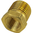 Load image into Gallery viewer, Derale 1/2" NPT Male x 3/8" NPT Female Reducer Bushing, Each