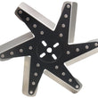 Load image into Gallery viewer, Derale 13" High Performance Stainless Steel Reverse Rotation Flex Fan, Black Hub - Main Product View