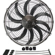 Load image into Gallery viewer, Derale 14" High Output Curved Blade Electric Puller Fan - Main Product View