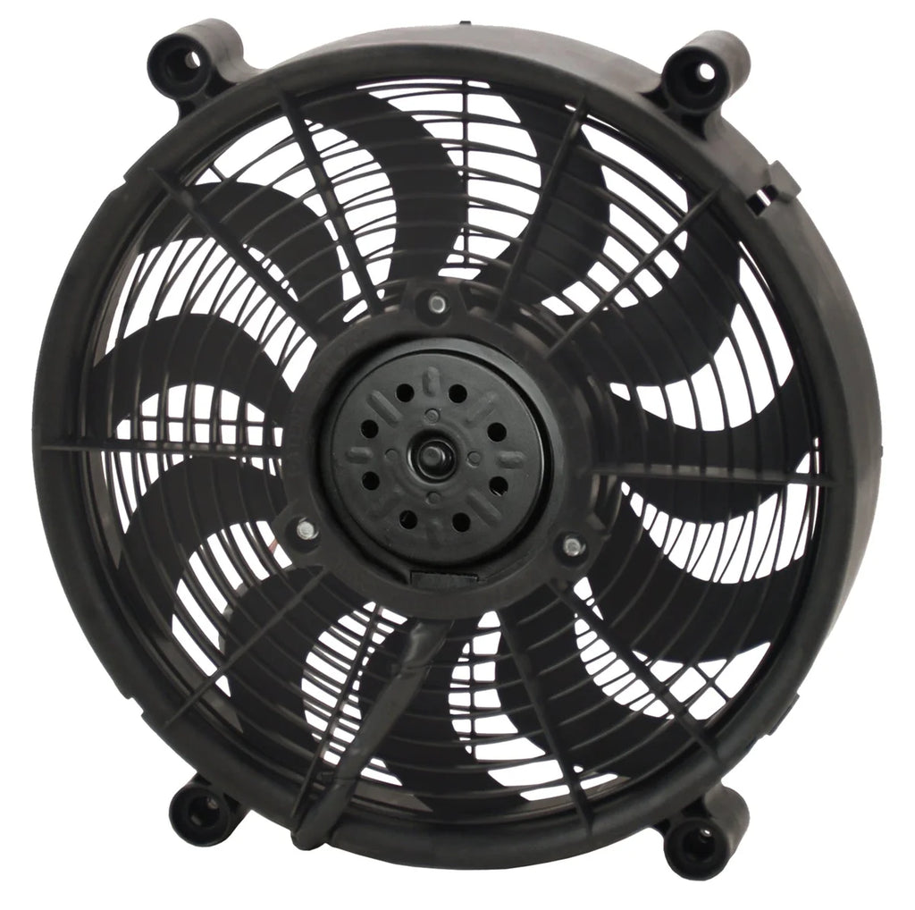 Derale 14" High Output Single RAD Pusher/Puller Fan with Standard Mount Kit - Main Product View