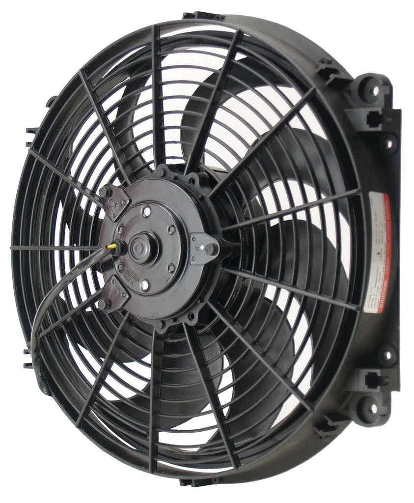 Derale 14" Tornado Electric Puller Fan, Standard Mounting Kit 16624 - Side View