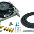 Load image into Gallery viewer, Derale 15 Row Atomic Cool Plate &amp; Fin Remote Transmission Cooler Kit, -8AN 15950