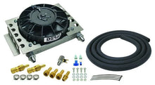 Load image into Gallery viewer, Derale 15 Row Atomic Cool Plate &amp; Fin Remote Transmission Cooler Kit, -8AN 15950