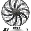 Load image into Gallery viewer, Derale 16" High Output Curved Blade Electric Puller Fan - Main Product View