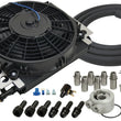 Load image into Gallery viewer, Derale 16 Pass Electra-Cool Remote Engine Oil Cooler Kit, -8AN Inlets - Main Product View