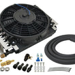 Load image into Gallery viewer, Derale 16 Pass Electra-Cool Remote Transmission Cooler Kit, -8AN Inlets 15900 - Main Product View