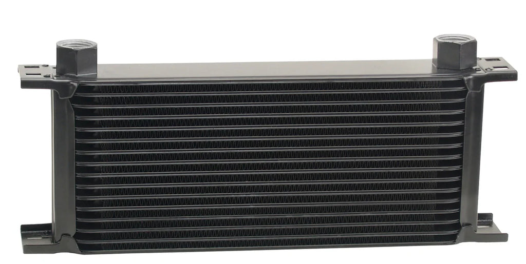Derale 16 Row Series 10000 Stack Plate Oil Fluid Cooler, -10AN O-ring Female - Main Product View