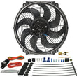 Load image into Gallery viewer, Derale 16" Tornado Electric Fan &amp; 180°F Dual Probe Fan Controller Kit - Main Product View