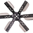 Load image into Gallery viewer, Derale 17" Heavy Duty Stainless Steel Reverse Rotation Flex Fan, Black Hub - Main Product View