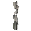 Load image into Gallery viewer, Derale 17" Heavy Duty Stainless Steel Reverse Rotation Flex Fan, Black Hub - Back View