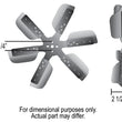 Load image into Gallery viewer, Derale 17" Heavy Duty Stainless Steel Reverse Rotation Flex Fan, Black Hub - Installation View