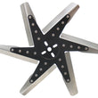 Load image into Gallery viewer, Derale 17" High Performance Stainless Steel Standard Rotation Flex Fan, Black Hub 19117 - Main Product View