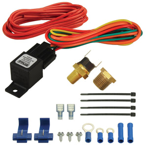 Derale 180°F Fan Switch Controller Relay Kit, 1/8" & 3/8" NPT 16720 - Main Product View