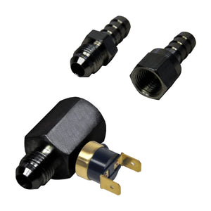Derale 180°F In-Line Remote Cooler Fan Control Thermostat, -6AN 13021 - Main Product View