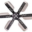 Load image into Gallery viewer, Derale 19" Heavy Duty Stainless Steel Reverse Rotation Flex Fan, Black Hub 17619 - Main Product View