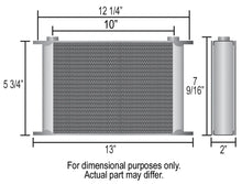 Load image into Gallery viewer, Derale 19 Row Series 10000 Stack Plate Fluid Cooler, -10AN - Side View