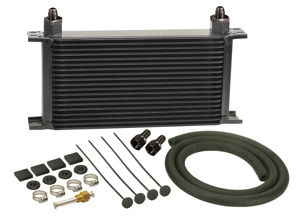 Derale 19 Row Series 10000 Stack Plate Transmission Cooler Kit, -6AN 13403 - Main Product View