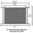 Load image into Gallery viewer, Derale 19 Row Series 10000 Stack Plate Transmission Cooler Kit, -6AN 13403 - Side View