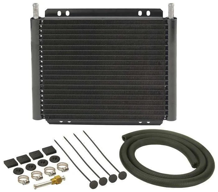 Derale 19 Row Series 8000 Plate & Fin Transmission Cooler Kit, 11/32" 13503 fits 1955-2019 DeLorean / Ford / GMC and more