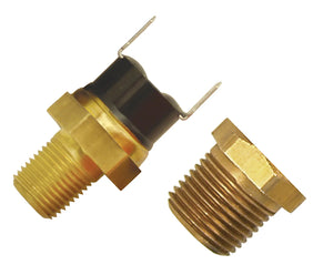 Derale 190°F Fan Switch Thermostat Kit, 1/8" & 3/8" NPT 16731 - Main Product View