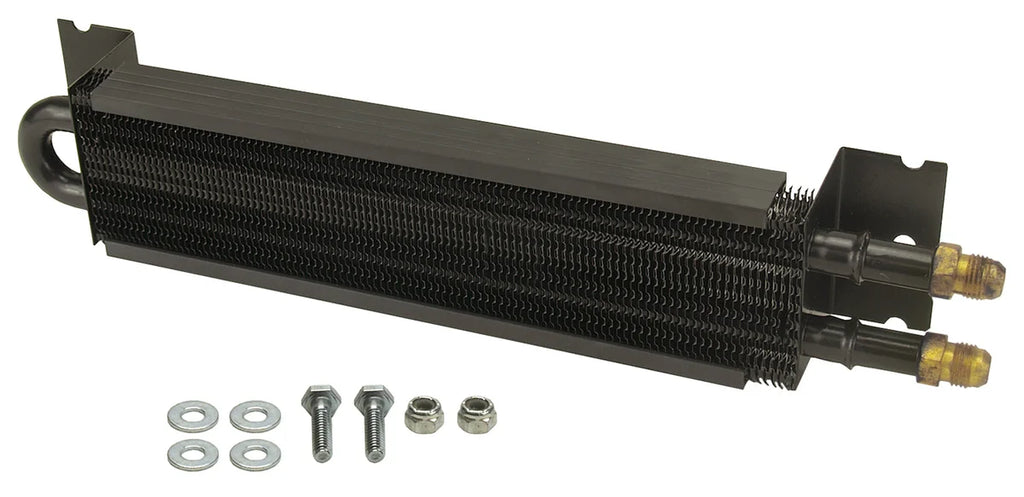 Derale 2 Pass 13" Series 7000 Copper/Aluminum Frame Rail Cooler, -6AN - Main Product View