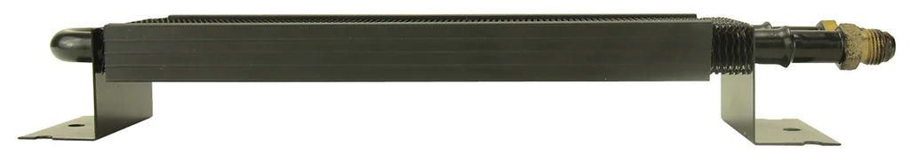 Derale 2 Pass 13" Series 7000 Copper/Aluminum Frame Rail Cooler, -6AN - Side View