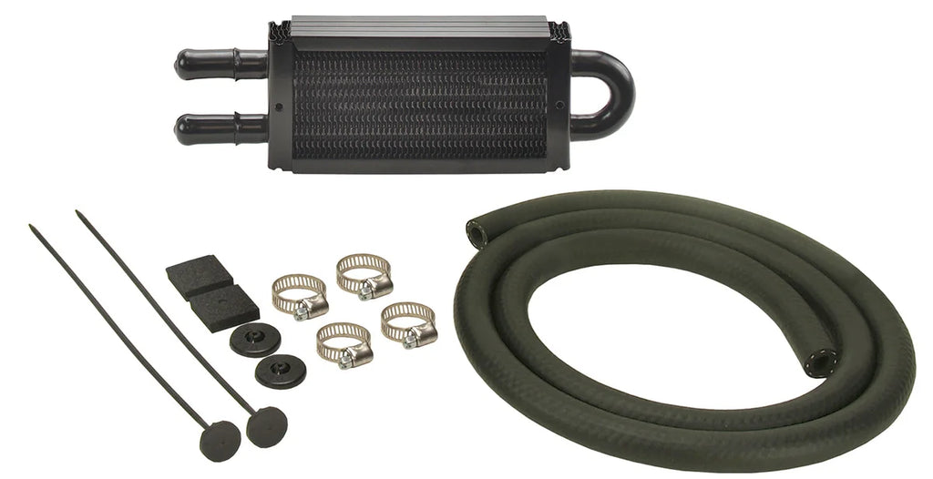 Derale 2 Pass 8" Series 7000 Copper/Aluminum Power Steering Kit with Mount Brackets - Main Product View