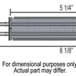 Load image into Gallery viewer, Derale 2 Pass 8" Series 7000 Copper/Aluminum Power Steering Kit with Mount Brackets - Detail View