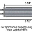 Load image into Gallery viewer, Derale 2 Pass 8" Series 7000 Copper/Aluminum Power Steering Kit with Mount Brackets - Detail View