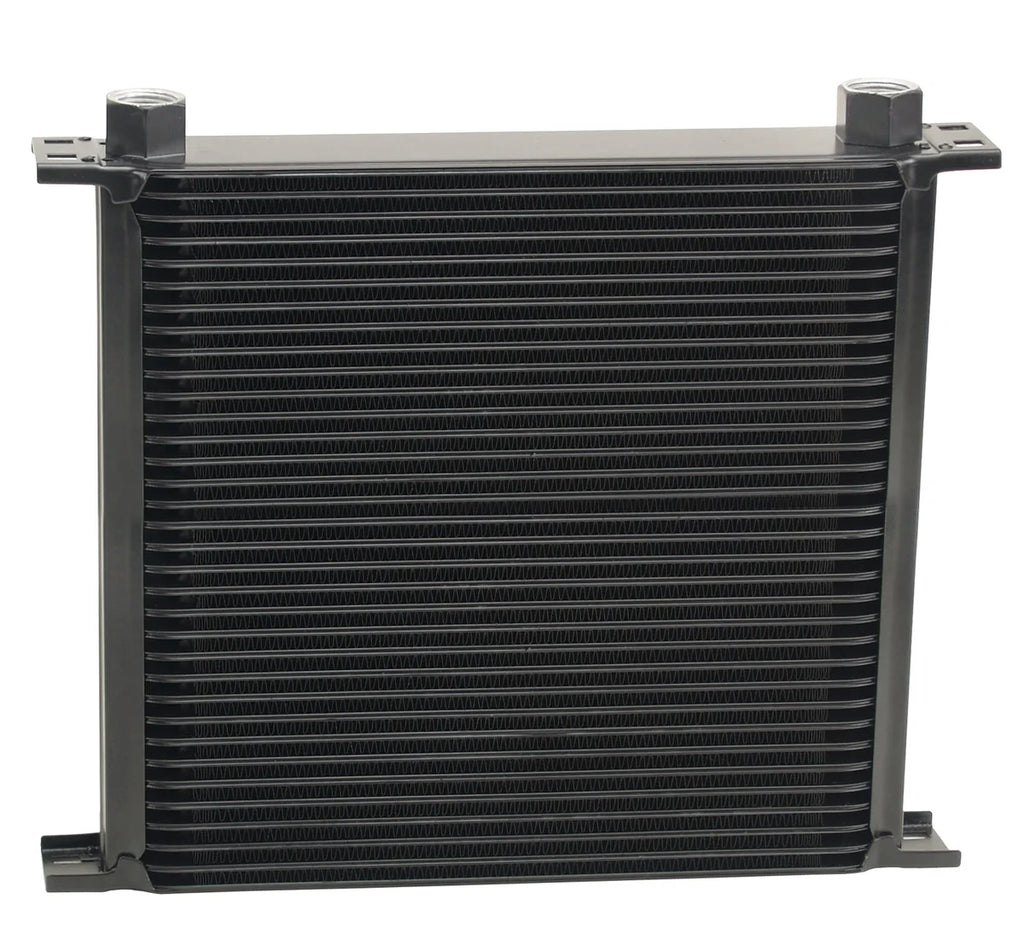 Derale 34 Row Series 10000 Stack Plate Fluid Cooler, -10AN O-ring Female - Main Product View