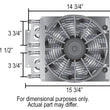 Load image into Gallery viewer, Derale 4 &amp; 4 Pass Dual Circuit Electra-Cool Remote Cooler, -8AN - Detail View