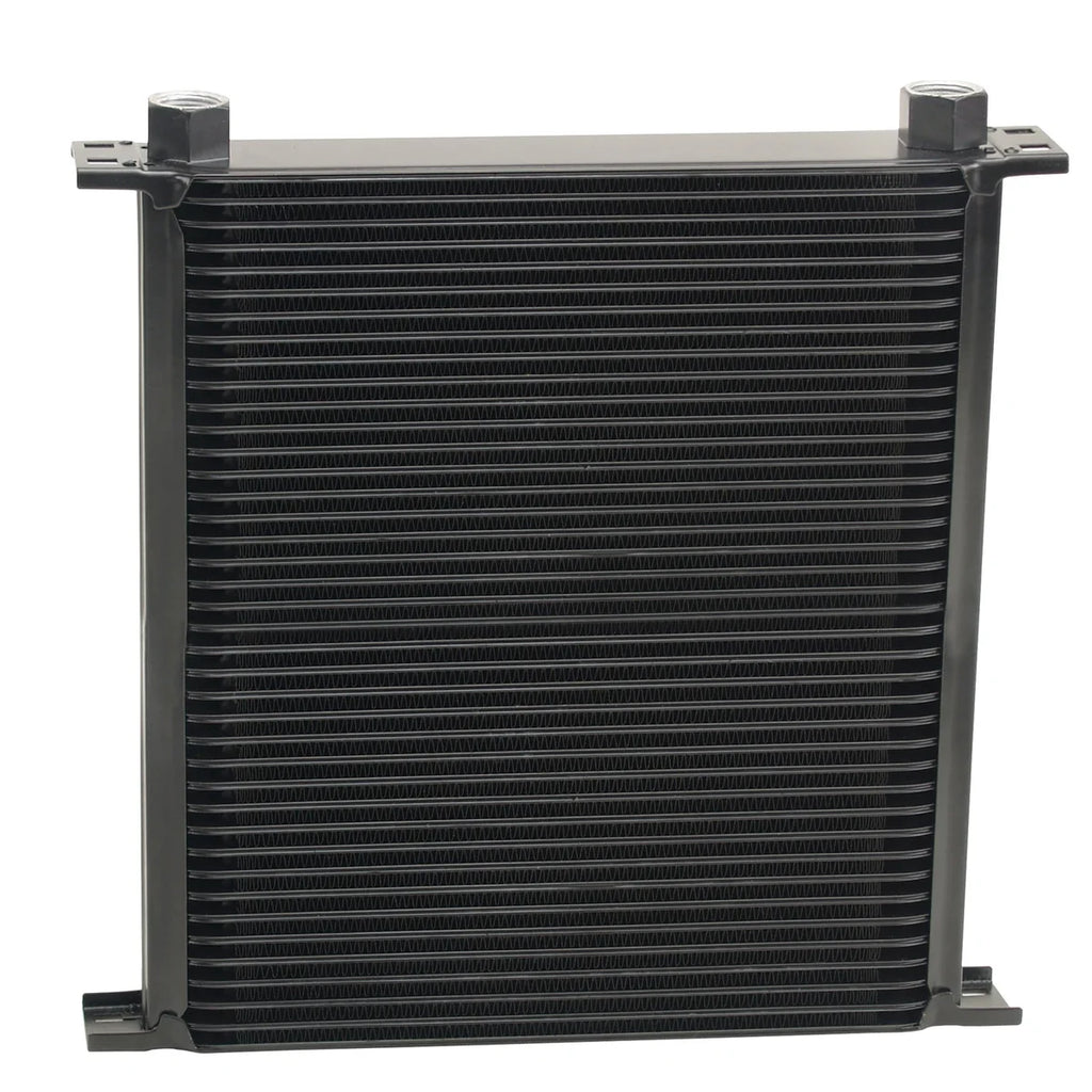 Derale 40 Row Series 10000 Stack Plate Fluid Cooler, -10AN O-ring Female - Main Product View