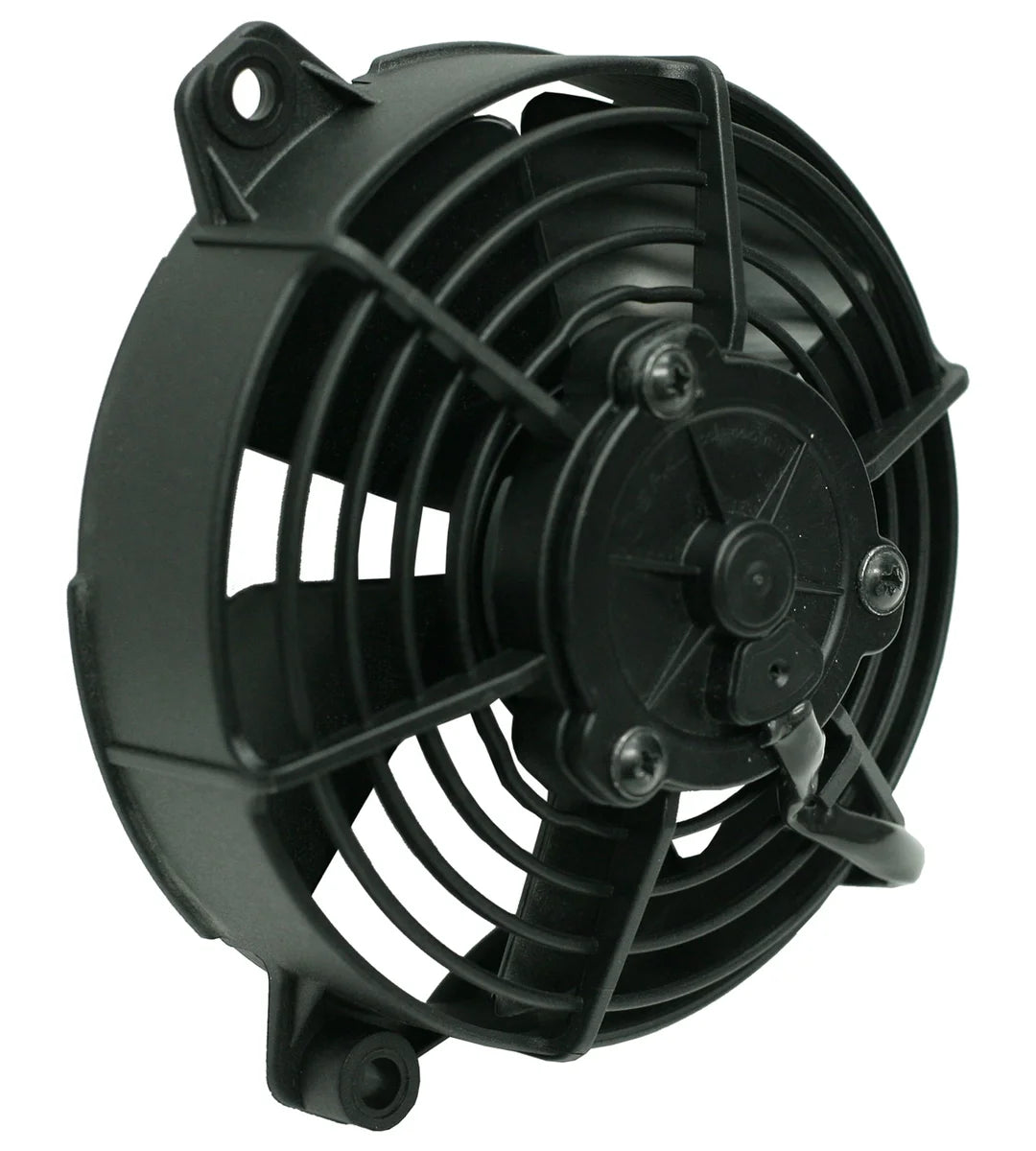 Derale 5" Tornado Electric Puller Fan, Premium Mounting Kit - Side View