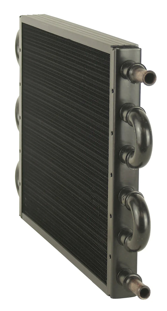 Derale 6 Pass 13" Series 7000 Copper/Alum Transmission Cooler Kit, Import/Small Truck - Side View