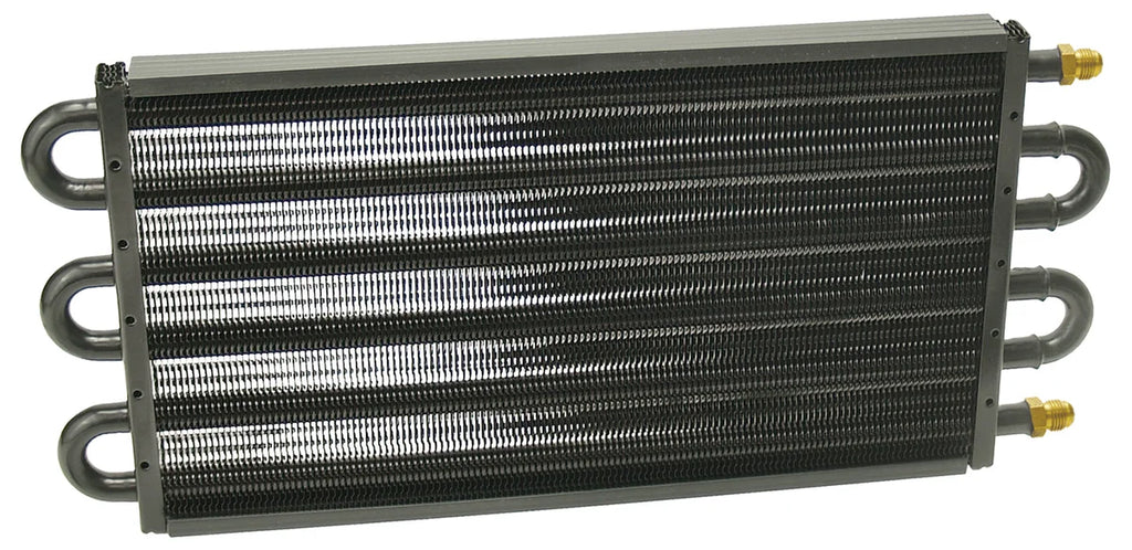 Derale 6 Pass 17" Series 7000 Copper/Aluminum Transmission Cooler, -6AN - Main Product View